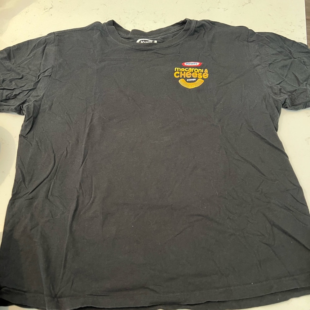 Macaroni & Cheese Black T-Shirt